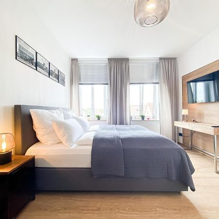 Luxus-Apartment In Leipzig Mit Privat-Parkplatz Luaran gambar