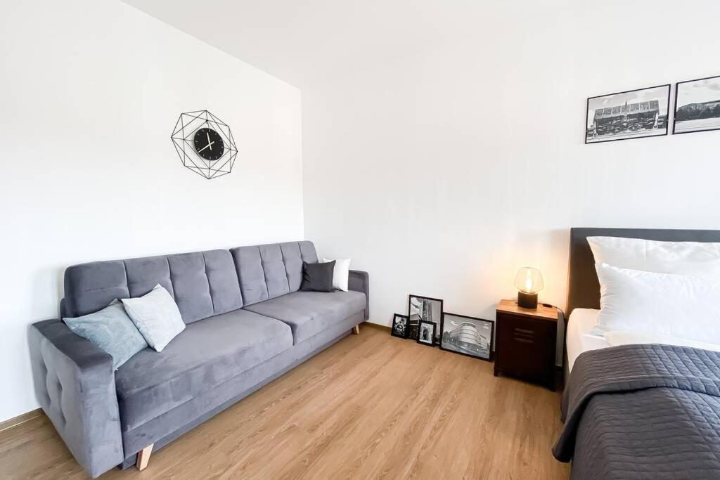 Luxus-Apartment In Leipzig Mit Privat-Parkplatz Luaran gambar