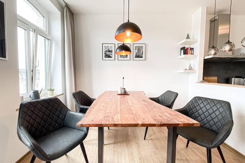 Luxus-Apartment In Leipzig Mit Privat-Parkplatz Luaran gambar