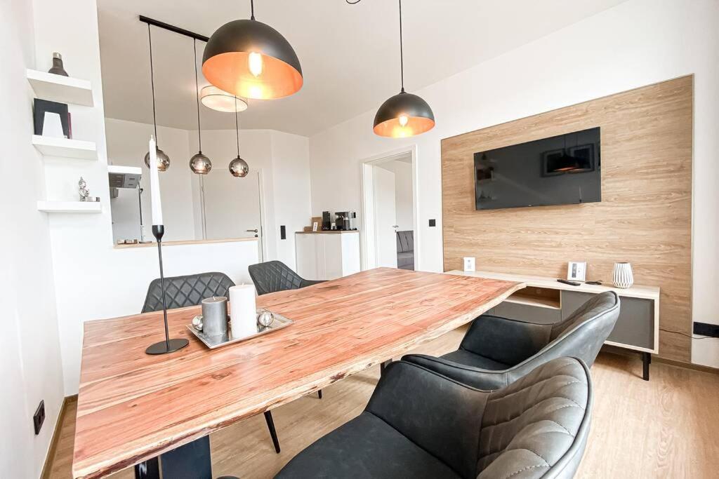 Luxus-Apartment In Leipzig Mit Privat-Parkplatz Luaran gambar