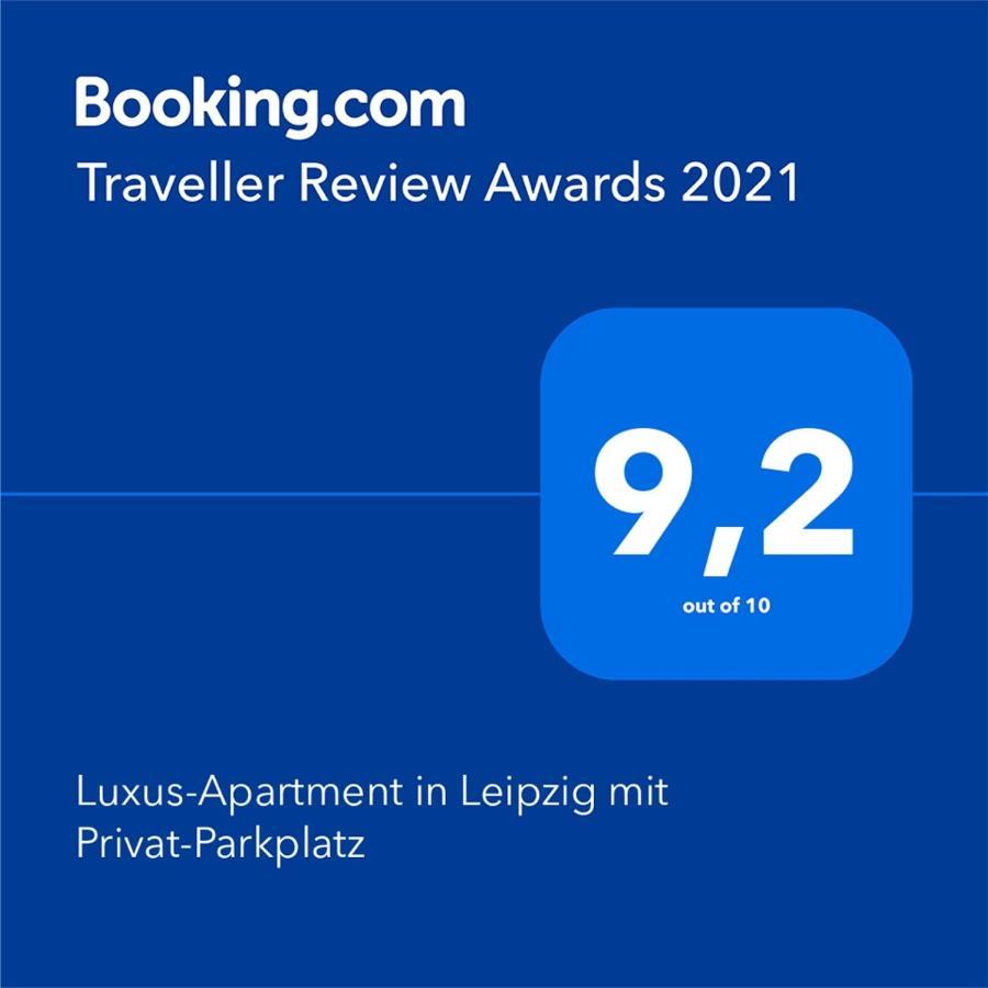 Luxus-Apartment In Leipzig Mit Privat-Parkplatz Luaran gambar